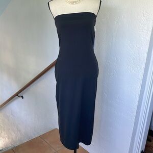 525 America Black Tube midi dress‎ sz S NWT